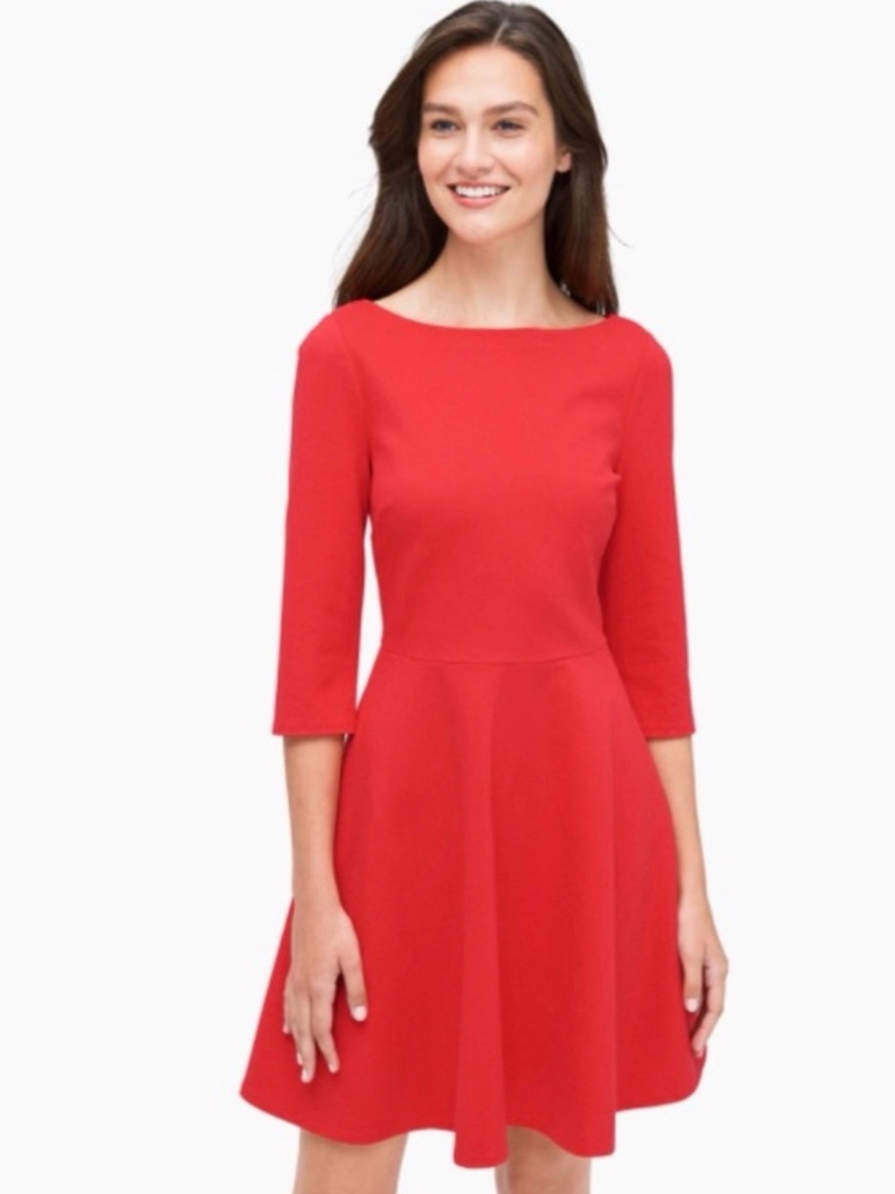 Red Kate Spade Boatneck Dress